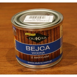 DUKRA Bejca wodna 200 ml CIEMNA WIŚNIA / bejca do drewna